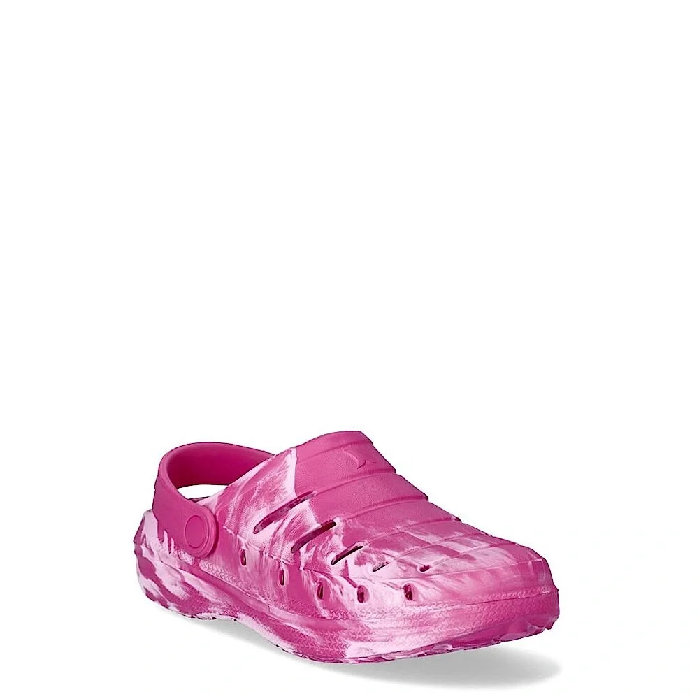 Rugged Shark BIG GIRL Clogs SIZE 6 Pink Swirl Sandals Waterproof NEW